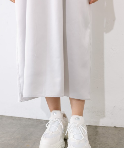 OLIVE des OLIVE（オリーブデオリーブ）の「チュールキャミ×ニットセットワンピ　1041090010（ワンピース・レディース・ミント/チャコールグレー/オフホワイト・FREE）」の5枚目の写真