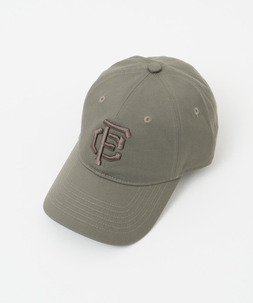 セール】【ESSENTIAL】ツイルエンブレム3D刺繍CAP（キャップ