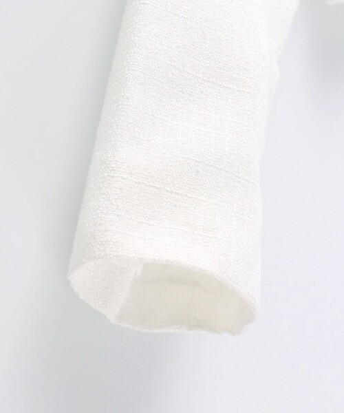 BRANSHES（ブランシェス）の「【フォーマル】ブークレジャケット（その他アウター・キッズ・オフホワイト/ネイビー・130/120/110）」の11枚目の写真