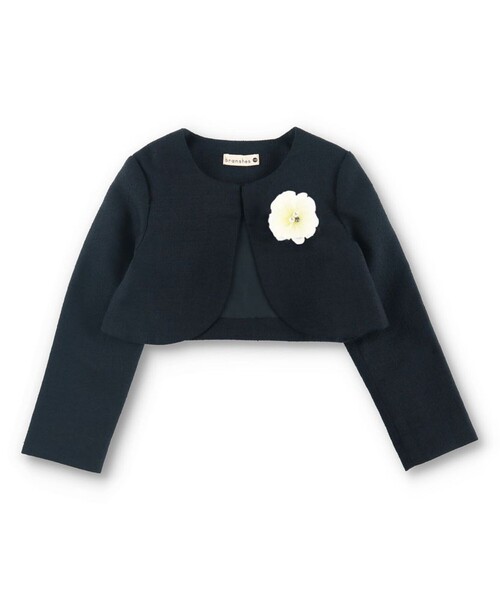 BRANSHES（ブランシェス）の「【フォーマル】ブークレジャケット（その他アウター・キッズ・オフホワイト/ネイビー・130/120/110）」の14枚目の写真