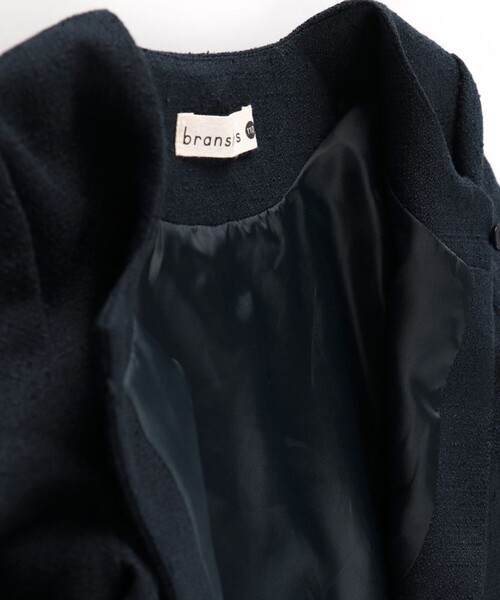BRANSHES（ブランシェス）の「【フォーマル】ブークレジャケット（その他アウター・キッズ・オフホワイト/ネイビー・130/120/110）」の21枚目の写真