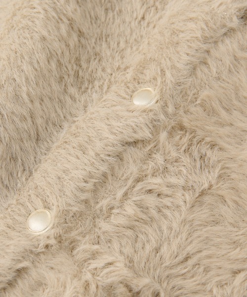 RIVE DROITE（リヴドロワ）の「ラメフェザー2WAYカーデ（カーディガン/ボレロ・レディース・チャコールグレー/ベージュ・FREE）」の20枚目の写真