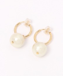 studio CLIP | 一粒コットンパールイヤリング(イヤリング)