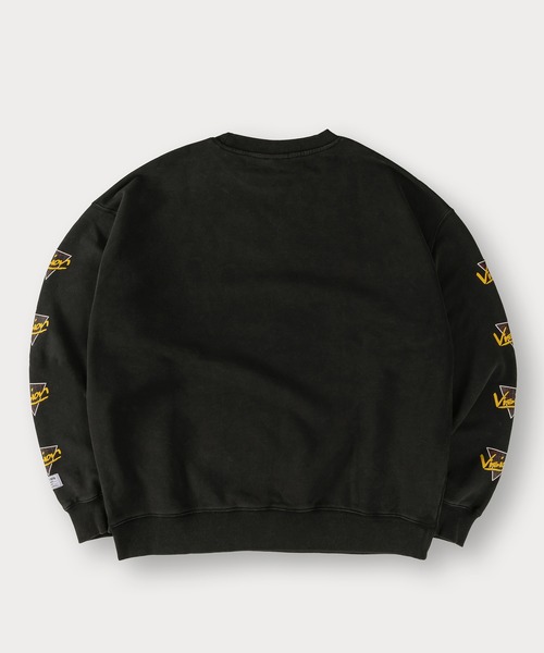 VISION STREET WEAR（ヴィジョンストリートウェア）の「【VISION STREET WEAR/ヴィジョンストリートウェア】スノーウォッシュ加工ヴィンテージスウェット/ビッグシルエット（スウェット・メンズ・ブラック/ブラック系その他2/ブラック系その他・XL/L/M）」の9枚目の写真