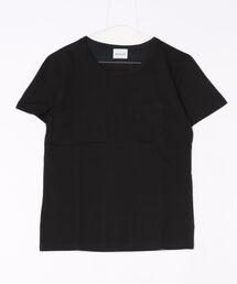 クルーネック ポケットTシャツ