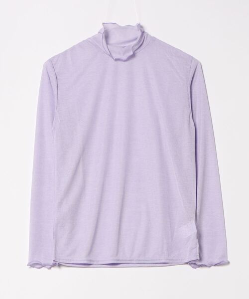 カヤ（カヤ）の「【カヤ】春霞トップス（Tシャツ/カットソー・レディース・ライトパープル/ライトグリーン/ライトピンク/スミクロ・FREE）」の4枚目の写真