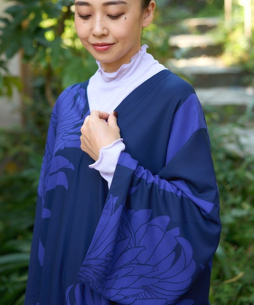 カヤ（カヤ）の「【カヤ】春霞トップス（Tシャツ/カットソー・レディース・ライトパープル/ライトグリーン/ライトピンク/スミクロ・FREE）」の12枚目の写真