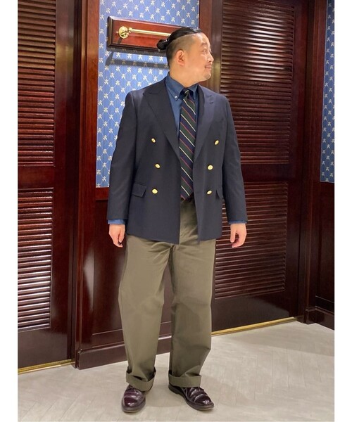 BROOKS BROTHERS(ブルックスブラザーズ)の「ミラクルクリンプウール ダブル6釦 ブレザー Classic(テーラードジャケット・メンズ・ネイビー・38SHT/40SHT/42SHT/36SHT)」の21枚目の写真