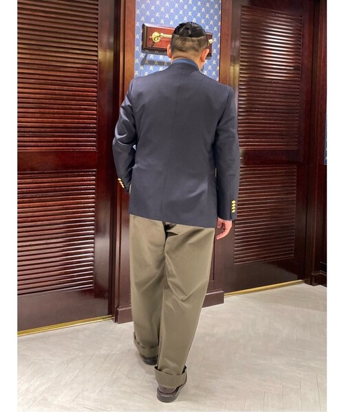 BROOKS BROTHERS(ブルックスブラザーズ)の「ミラクルクリンプウール ダブル6釦 ブレザー Classic(テーラードジャケット・メンズ・ネイビー・38SHT/40SHT/42SHT/36SHT)」の22枚目の写真