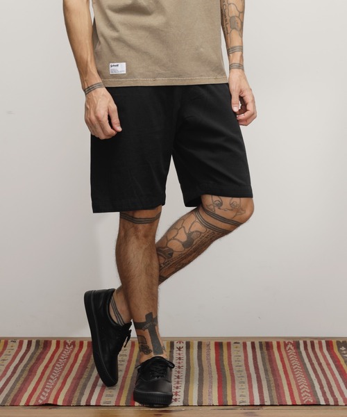 schott（ショット）の「Schott/ショット/CR SHORTS/ショーツ（その他パンツ・メンズ・ブラック/サックスブルー/ピンク・XL/L/M）」の2枚目の写真