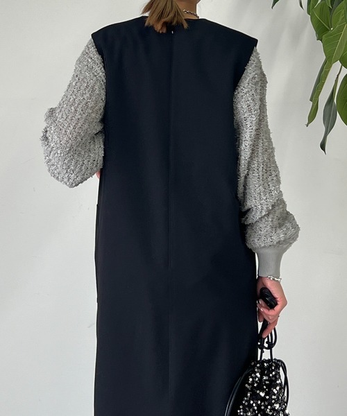 un dix cors（アンディコール）の「《WEB限定》ペーパーヤーンプルオーバー（ニット/セーター・レディース・アイボリー/グレー・FREE）」の10枚目の写真