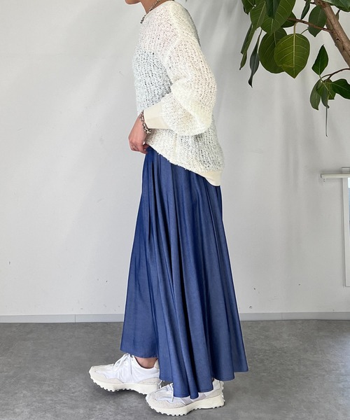 un dix cors（アンディコール）の「《WEB限定》ペーパーヤーンプルオーバー（ニット/セーター・レディース・アイボリー/グレー・FREE）」の17枚目の写真