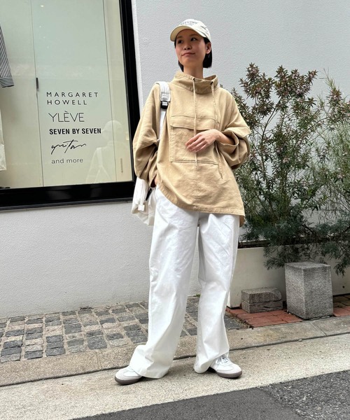 CANAL JEAN(キャナルジーン)の「RED CHOP WORKS コットンアノラック(その他アウター・レディース・ベージュ/ホワイト・ONE SIZE)」の5枚目の写真