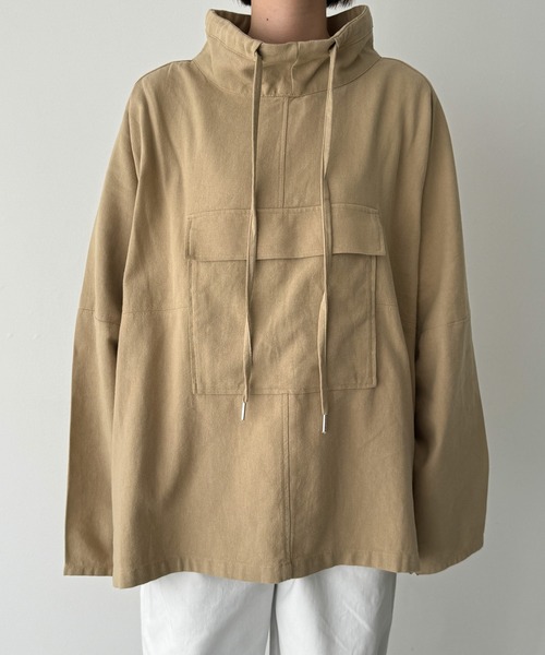 CANAL JEAN(キャナルジーン)の「RED CHOP WORKS コットンアノラック(その他アウター・レディース・ベージュ/ホワイト・ONE SIZE)」の12枚目の写真