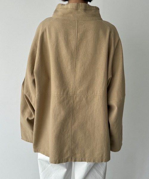 CANAL JEAN(キャナルジーン)の「RED CHOP WORKS コットンアノラック(その他アウター・レディース・ベージュ/ホワイト・ONE SIZE)」の14枚目の写真