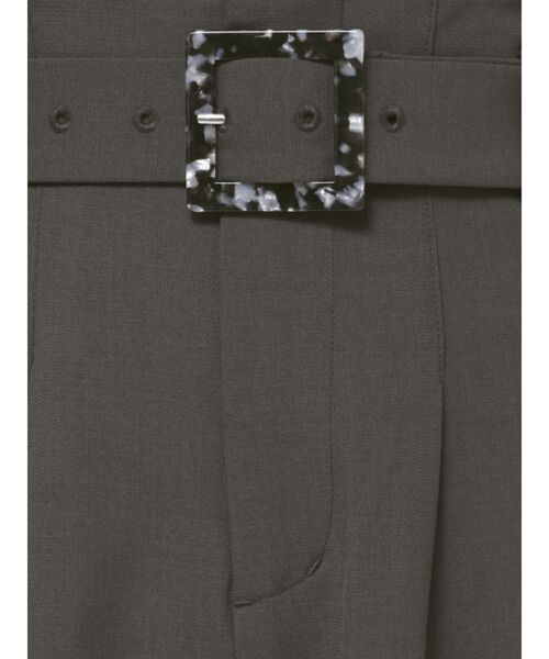 MURUA（ムルーア）の「ハイウエストタックワイドパンツ（その他パンツ・レディース・ライトグリーン/アイボリー/グレー/ブルー・2/1）」の7枚目の写真