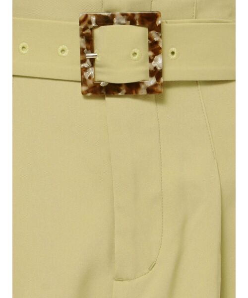 MURUA（ムルーア）の「ハイウエストタックワイドパンツ（その他パンツ・レディース・ライトグリーン/アイボリー/グレー/ブルー・2/1）」の6枚目の写真