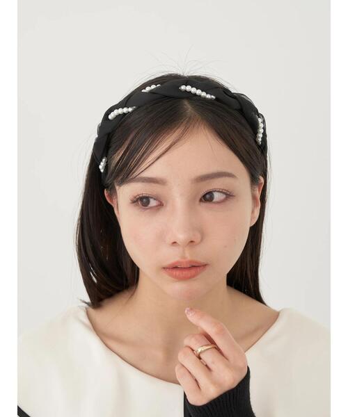earth music&ecology(アースミュージックアンドエコロジー)の「ボリュームツイストカチューシャ(カチューシャ・レディース・ブラック/ベージュ・FREE)」の15枚目の写真
