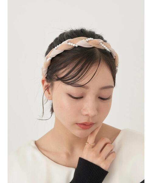 earth music&ecology(アースミュージックアンドエコロジー)の「ボリュームツイストカチューシャ(カチューシャ・レディース・ブラック/ベージュ・FREE)」の16枚目の写真