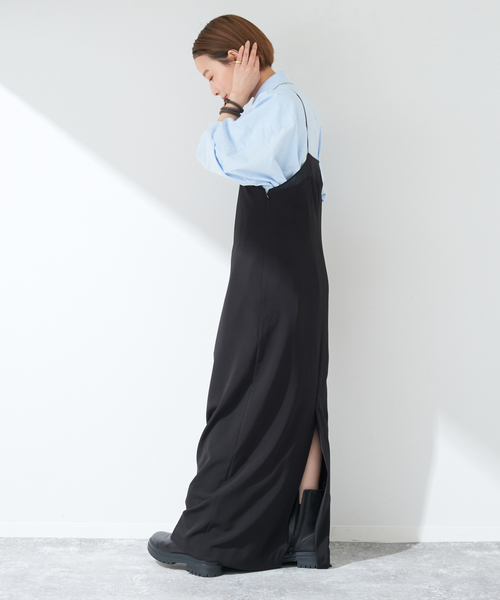 plage(プラージュ)の「Sheer Trim Camisole ワンピース(ワンピース・レディース・ブラック・36/38)」の2枚目の写真