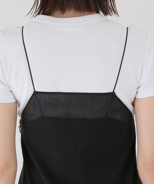 plage(プラージュ)の「Sheer Trim Camisole ワンピース(ワンピース・レディース・ブラック・36/38)」の7枚目の写真