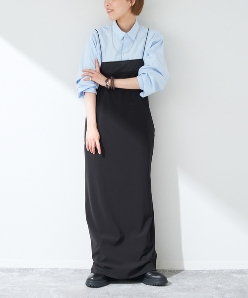 plage(プラージュ)の「Sheer Trim Camisole ワンピース(ワンピース・レディース・ブラック・36/38)」の17枚目の写真