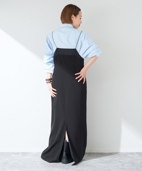 plage(プラージュ)の「Sheer Trim Camisole ワンピース(ワンピース・レディース・ブラック・36/38)」の19枚目の写真