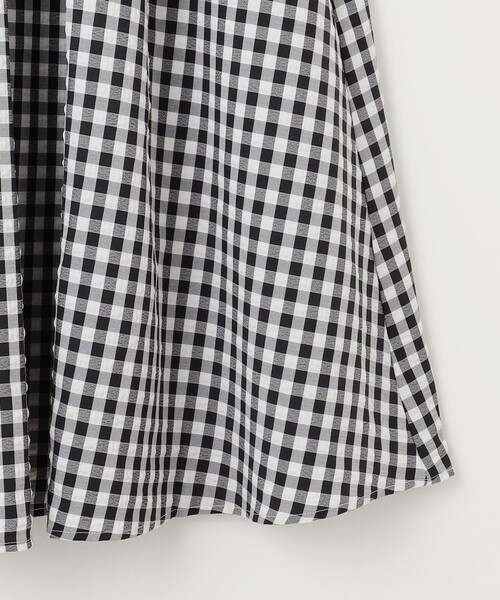 ANY（エニィ）の「【ウエストゴム】ギンガムフレアスカート（スカート・レディース・ネイビー系5/ブラック系5/グリーン系5・2/3）」の8枚目の写真