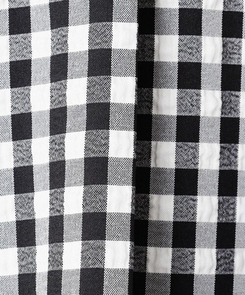 ANY（エニィ）の「【ウエストゴム】ギンガムフレアスカート（スカート・レディース・ネイビー系5/ブラック系5/グリーン系5・2/3）」の9枚目の写真