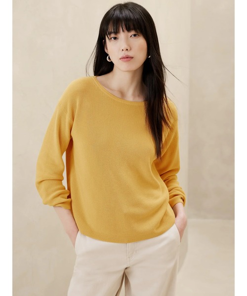 バナナリパブリック アーガイル ボートネック カシミヤ ニット セーター XS Banana Republic（バナナリパブリック）の「カシミヤ タートルネック