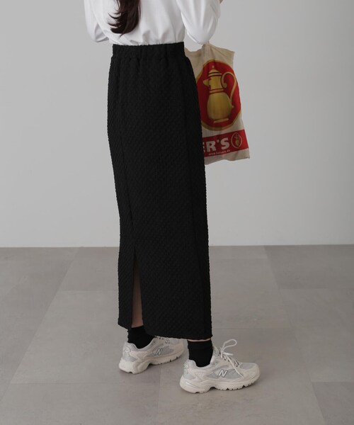 FREE'S MART(フリーズマート)の「ジャガードナロースカート(スカート・レディース・ホワイト/ブラック/ブルー・MEDIUM/SMALL)」の13枚目の写真