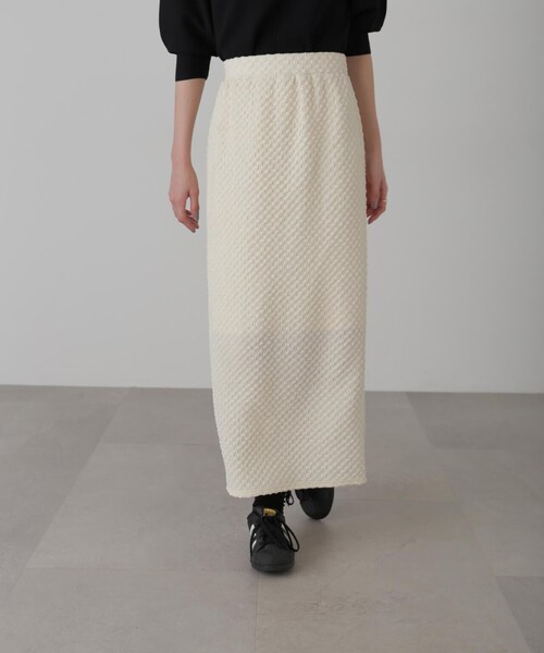 FREE'S MART(フリーズマート)の「ジャガードナロースカート(スカート・レディース・ホワイト/ブラック/ブルー・MEDIUM/SMALL)」の15枚目の写真