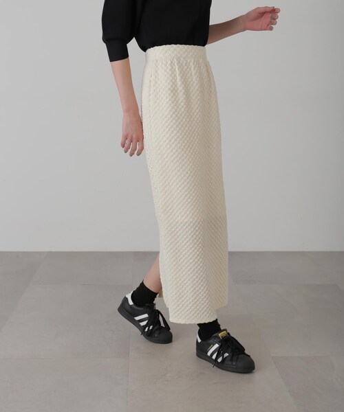 FREE'S MART(フリーズマート)の「ジャガードナロースカート(スカート・レディース・ホワイト/ブラック/ブルー・MEDIUM/SMALL)」の16枚目の写真