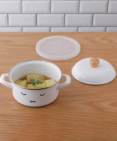 I.D.E.A international(イデアインターナショナル)の「ミッフィー15cm キャセロール(キッチンツール・レディース・ホワイト・フリ-)」の4枚目の写真