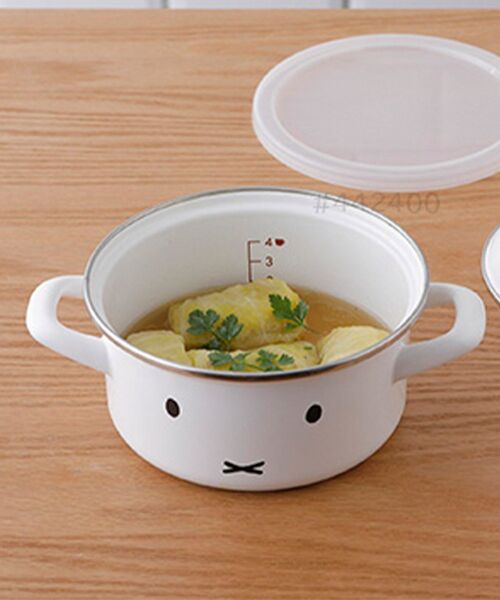I.D.E.A international(イデアインターナショナル)の「ミッフィー15cm キャセロール(キッチンツール・レディース・ホワイト・フリ-)」の5枚目の写真