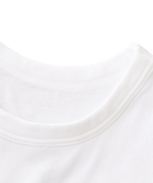 Tuche(トゥシェ)の「Tuche/トゥシェ 7DAYS LOOKS 半袖クロップドTシャツ(Tシャツ/カットソー・レディース・チャコールグレー/ブラック/ホワイト/アイボリー・MEDIUM/LARGE)」の7枚目の写真