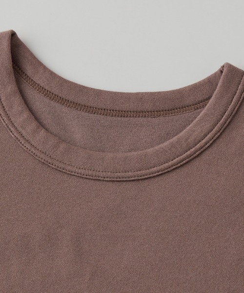 Tuche(トゥシェ)の「Tuche/トゥシェ 7DAYS LOOKS 半袖クロップドTシャツ(Tシャツ/カットソー・レディース・チャコールグレー/ブラック/ホワイト/アイボリー・MEDIUM/LARGE)」の13枚目の写真