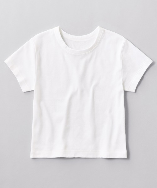 Tuche(トゥシェ)の「Tuche/トゥシェ 7DAYS LOOKS 半袖クロップドTシャツ(Tシャツ/カットソー・レディース・チャコールグレー/ブラック/ホワイト/アイボリー・MEDIUM/LARGE)」の22枚目の写真