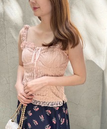 DEICY（デイシー）の「《WEB限定カラー”ピンク”》ラメフルールレース 