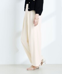 NOLLEY’S Sophi | ウォッシャブルツイルツータックワイドパンツ(その他パンツ)