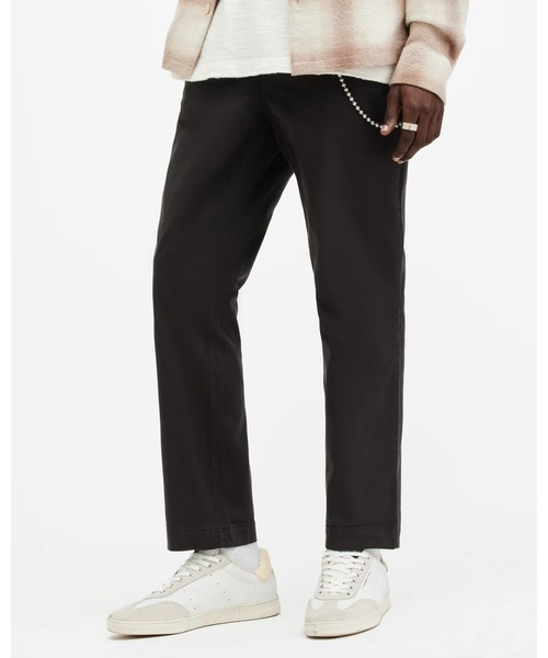ALLSAINTS（オールセインツ）の「RHODE CROPPED SLIM FIT TROUSERS | RHODE クロップド スリム フィット トラウザー（その他パンツ・メンズ・ブラック系その他・32/30/31/28）」の4枚目の写真