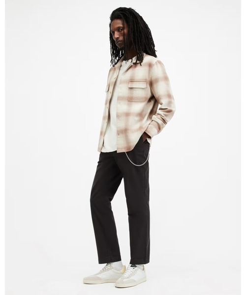 ALLSAINTS（オールセインツ）の「RHODE CROPPED SLIM FIT TROUSERS | RHODE クロップド スリム フィット トラウザー（その他パンツ・メンズ・ブラック系その他・32/30/31/28）」の8枚目の写真