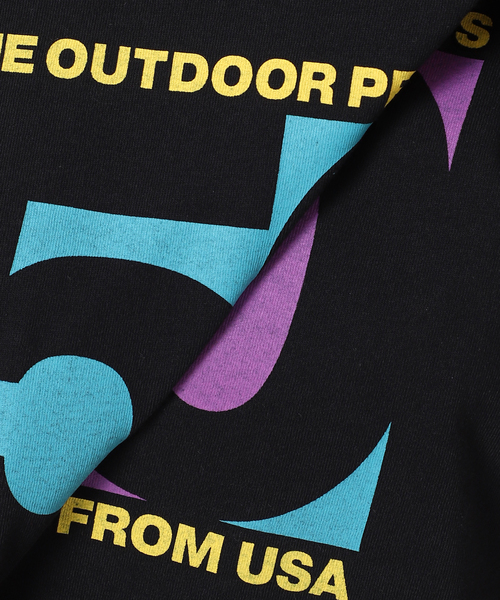 OUTDOOR PRODUCTS Usual Things(アウトドアプロダクツユージュアルシングス)の「50 ロゴTEE(Tシャツ/カットソー・レディース・ブラック・FREE)」の6枚目の写真