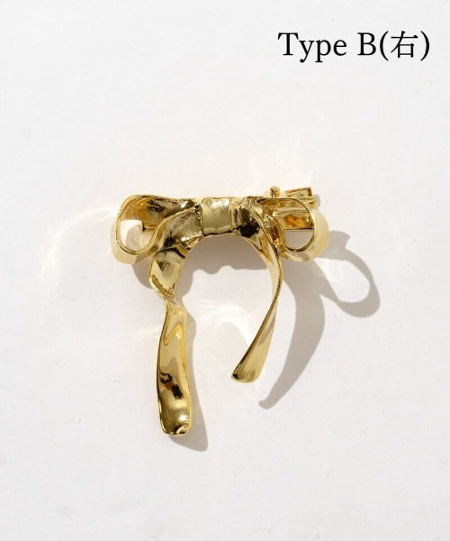 flower(フラワー)の「ブライトリボンピン(ヘアピン・レディース・ゴールド/シルバー・A/B)」の15枚目の写真