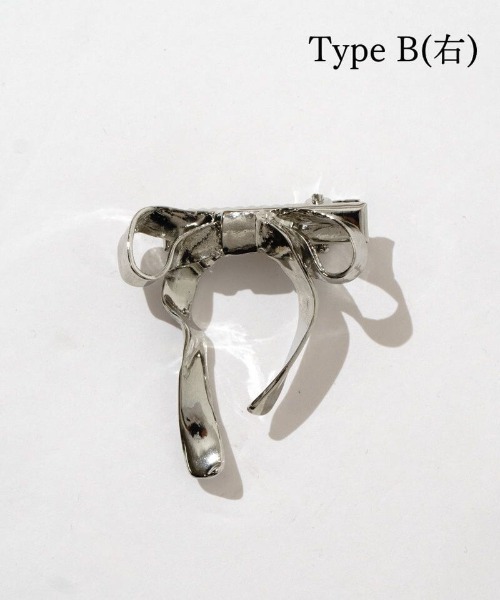 flower(フラワー)の「ブライトリボンピン(ヘアピン・レディース・ゴールド/シルバー・A/B)」の19枚目の写真