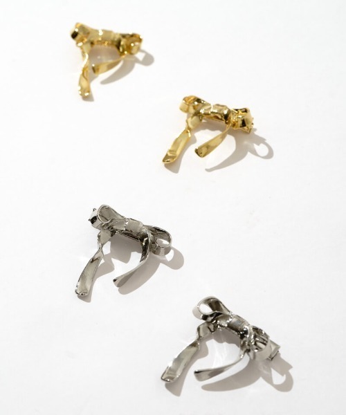 flower(フラワー)の「ブライトリボンピン(ヘアピン・レディース・ゴールド/シルバー・A/B)」の21枚目の写真