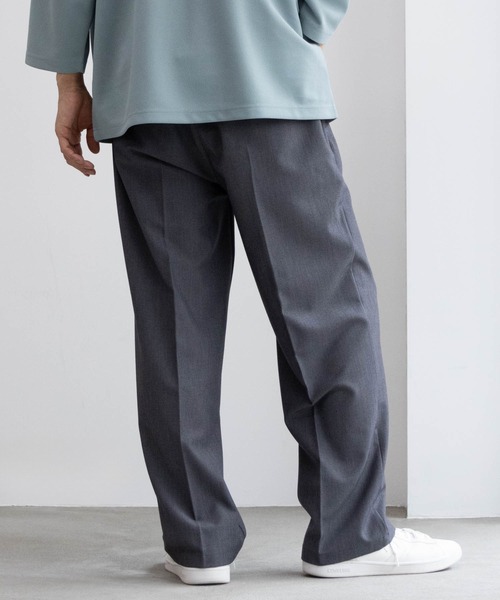 URBAN COLLECTION(アーバンコレクション)の「URBAN COLLECTION ワイドスラックス(スラックス・メンズ・グレー/ブラック・L/M/S)」の13枚目の写真