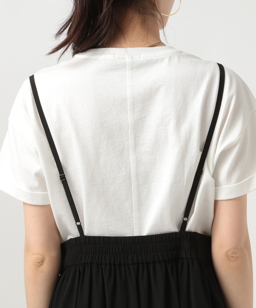 BAYFLOW（ベイフロー）の「サス付きワンピース（ワンピース・レディース・ブラック/グレイッシュベージュ/ライトグリーン・FREE）」の14枚目の写真