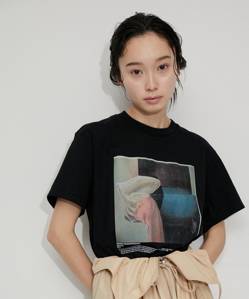 JANE SMITH / JOHN SMITH(ジェーンスミスジョンスミス)の「【JANE SMITH(ジェーンスミス)】NICOLA KLOOSTERMAN ABSTRACT S/S T-SHIRT(Tシャツ/カットソー・レディース・ホワイト/ブラック・X-SMALL)」の11枚目の写真