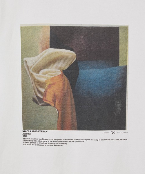 JANE SMITH / JOHN SMITH(ジェーンスミスジョンスミス)の「【JANE SMITH(ジェーンスミス)】NICOLA KLOOSTERMAN ABSTRACT S/S T-SHIRT(Tシャツ/カットソー・レディース・ホワイト/ブラック・X-SMALL)」の18枚目の写真